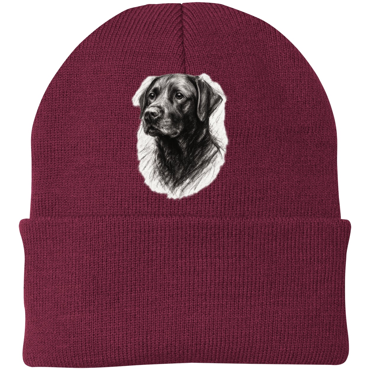 CP90 Port & Company Knit Beanie - Maroon