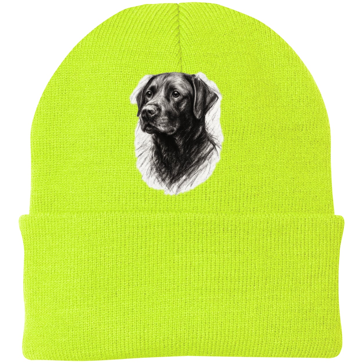 CP90 Port & Company Knit Beanie - Neon Yellow