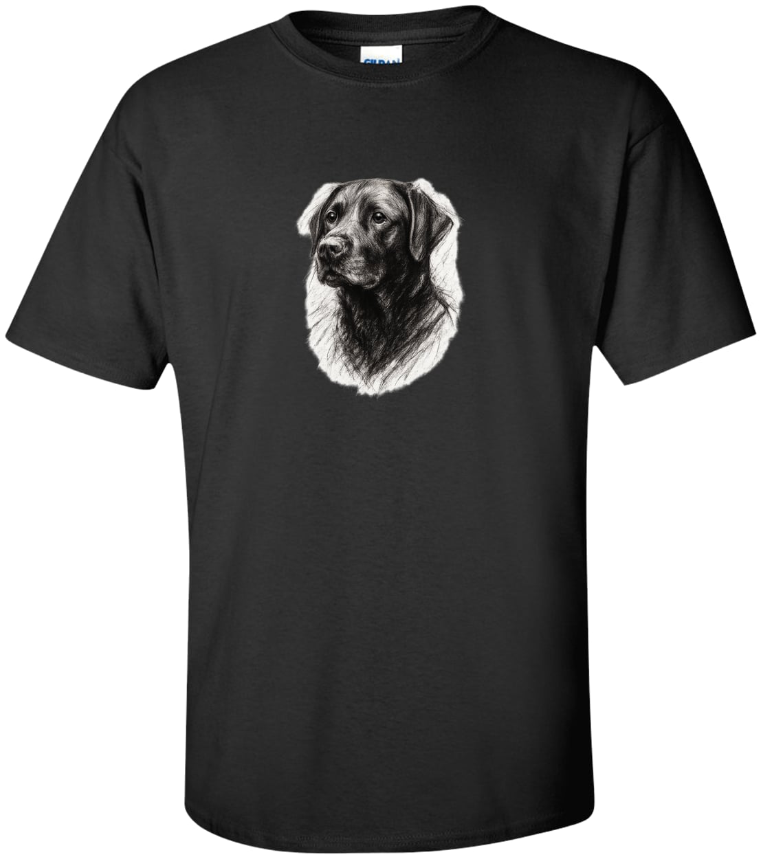 G200T Gildan Mens Tall Ultra Cotton Tee - Black