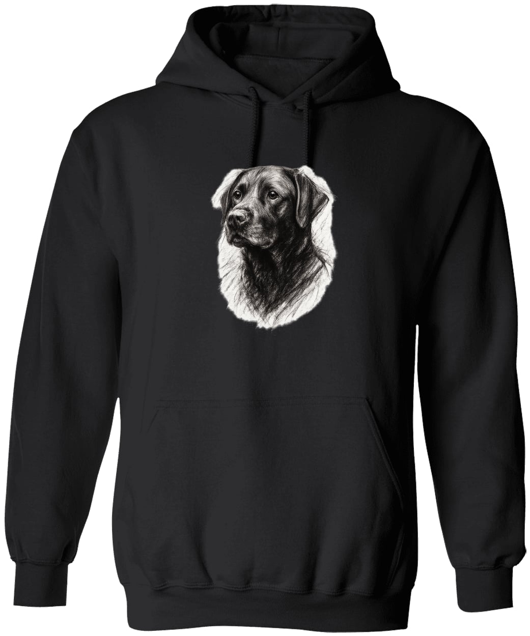 G185 Gildan Pullover Hoodie - Black
