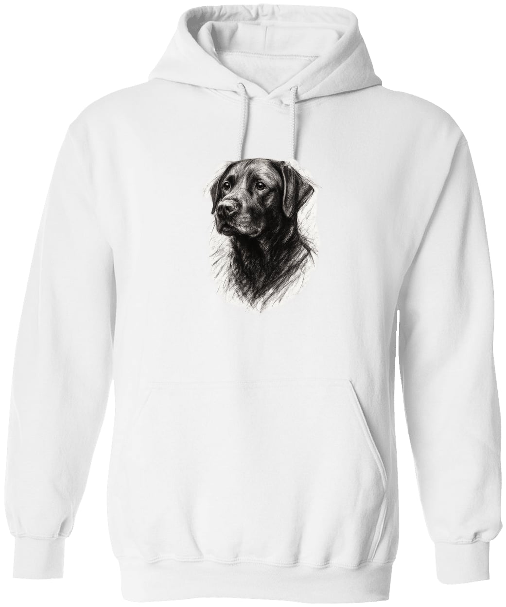 G185 Gildan Pullover Hoodie - White