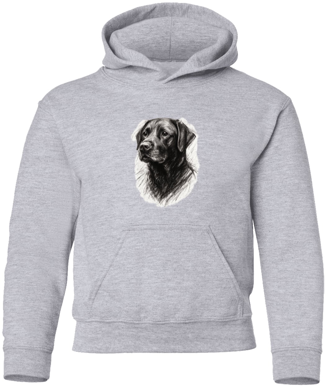 G185B Gildan Youth Pullover Hoodie - Sport Grey