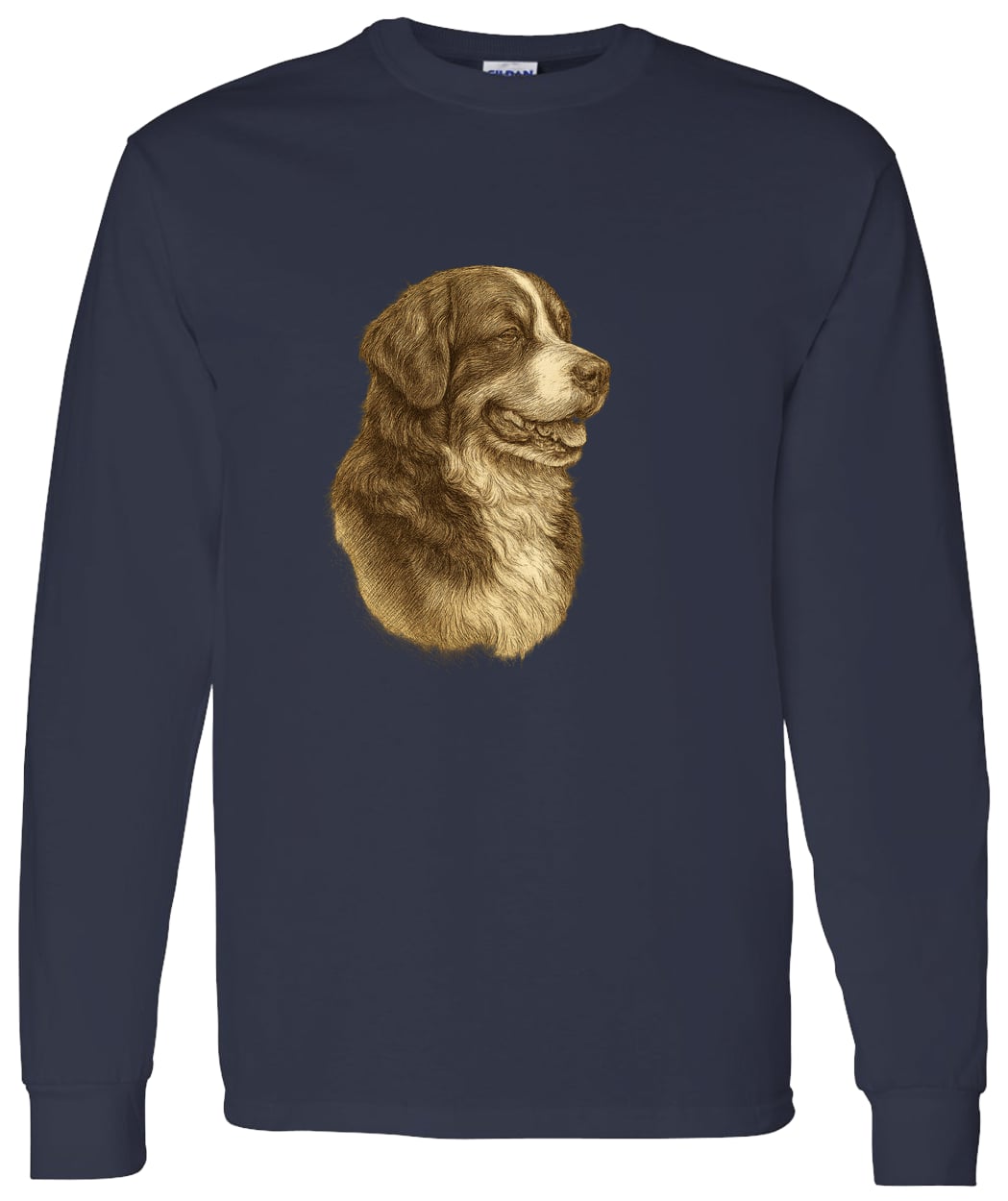 G540 LS T-Shirt 5.3 oz. - Navy