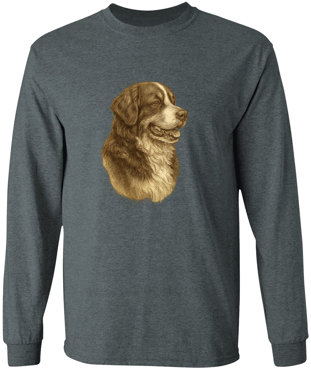 G540 LS T-Shirt 5.3 oz. - Dark Heather