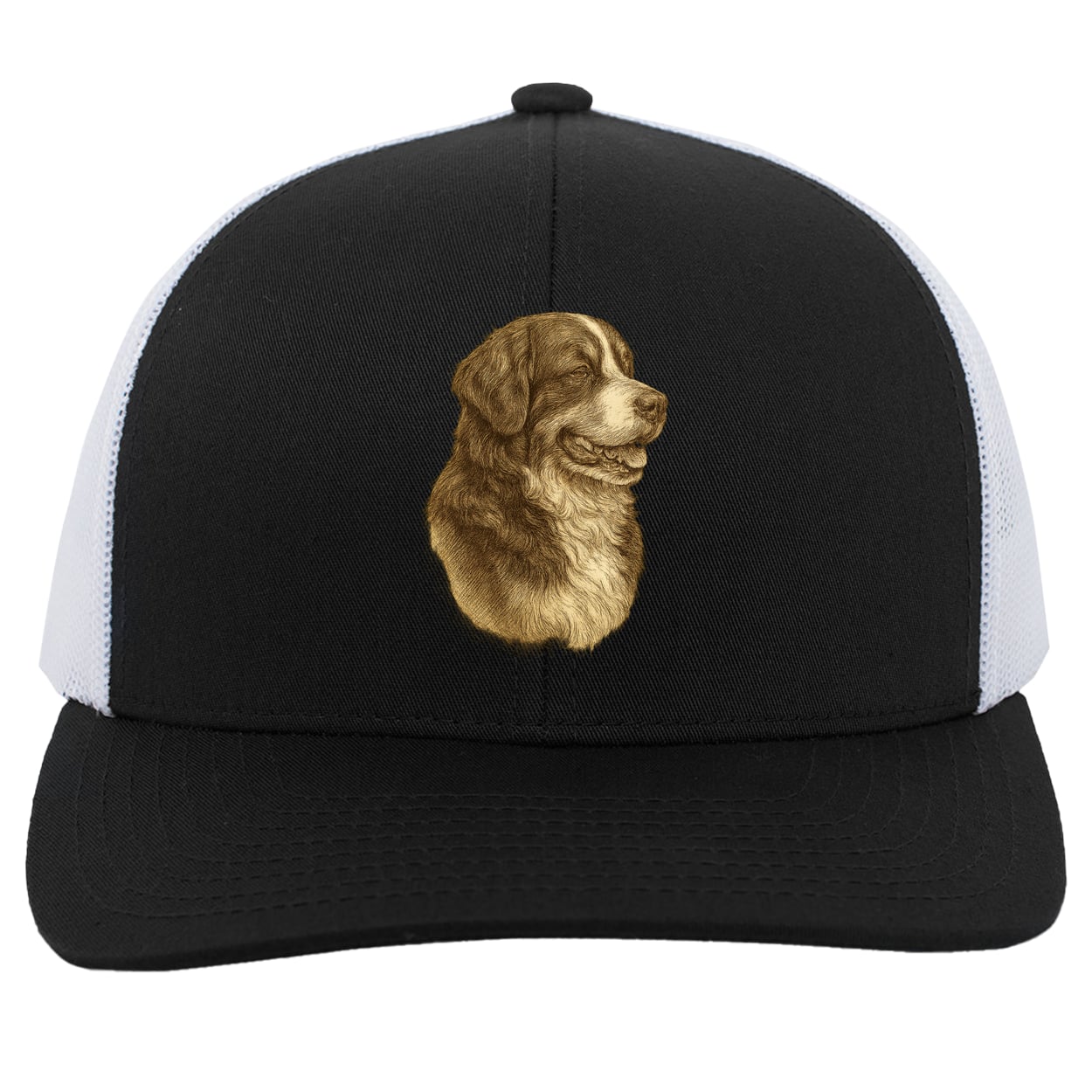 104C Trucker Snap Back - Black/White