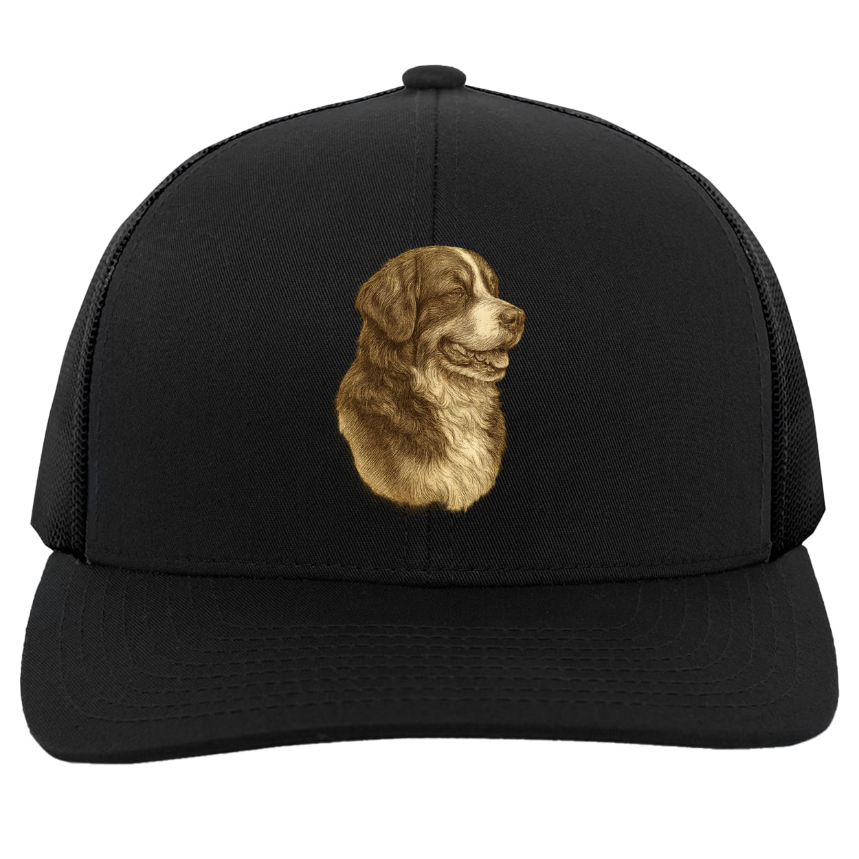 104C Trucker Snap Back - Black
