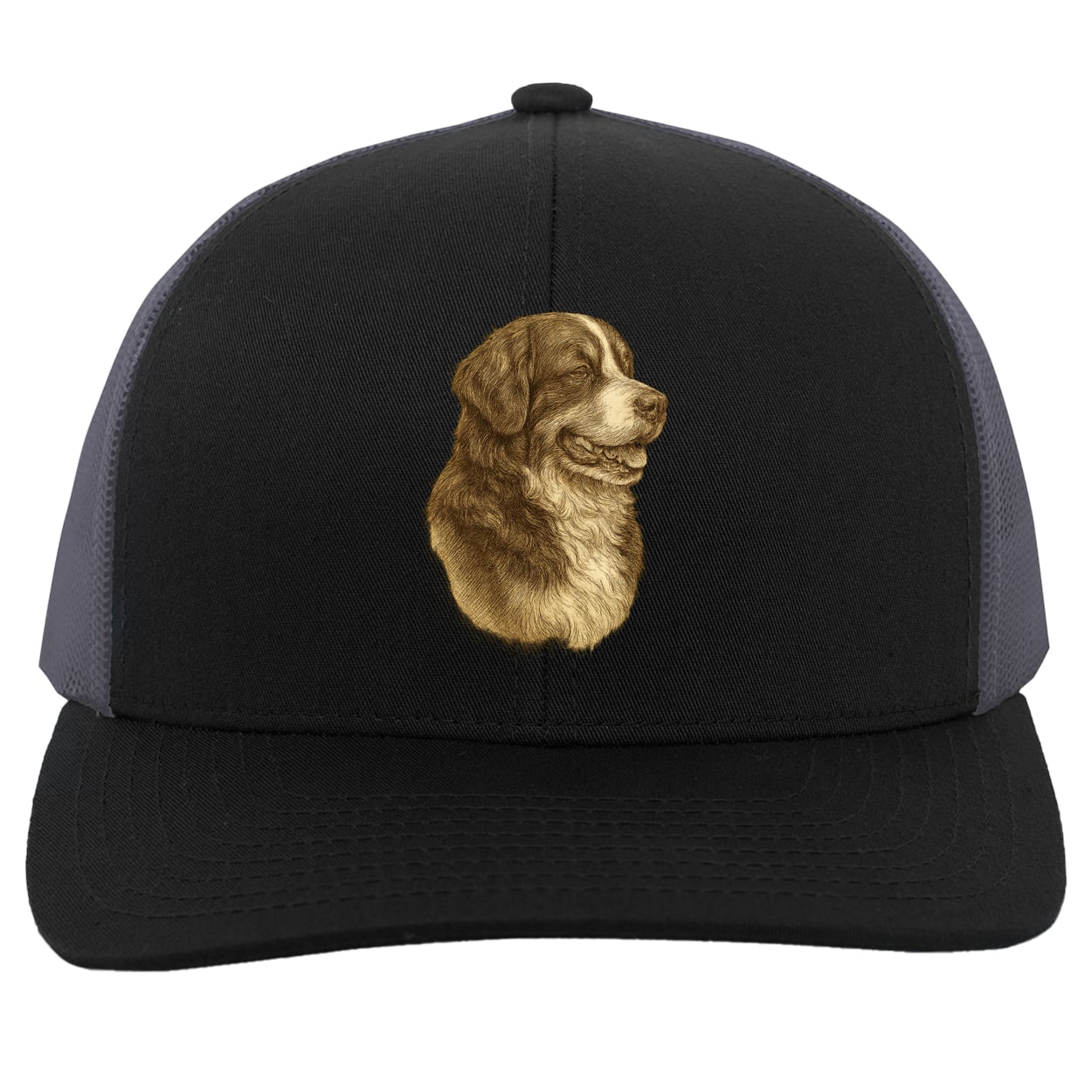 104C Trucker Snap Back - Black/Graphite