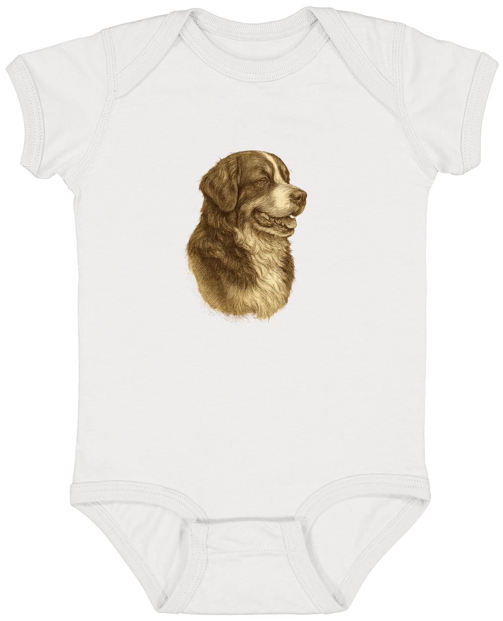 4424 Infant Fine Jersey Bodysuit - White