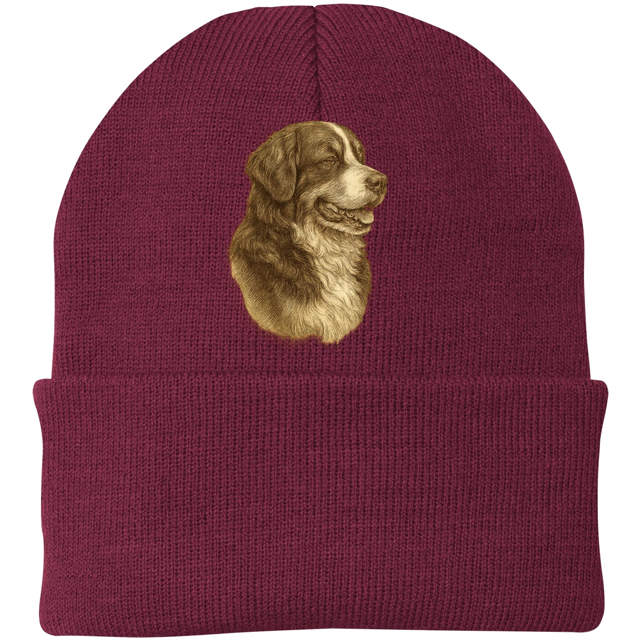 CP90 Port & Company Knit Beanie - Maroon