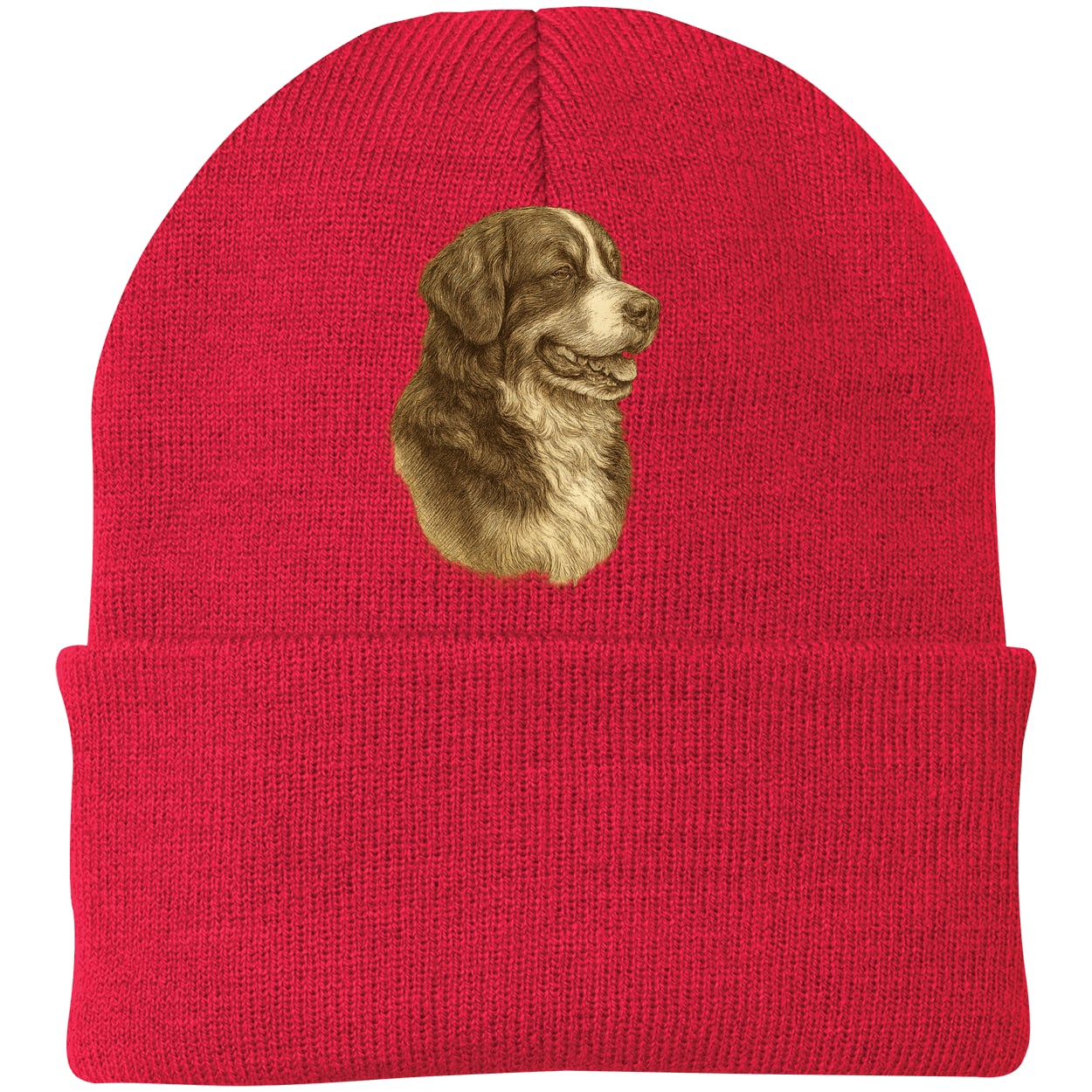 CP90 Port & Company Knit Beanie - Athletic Red