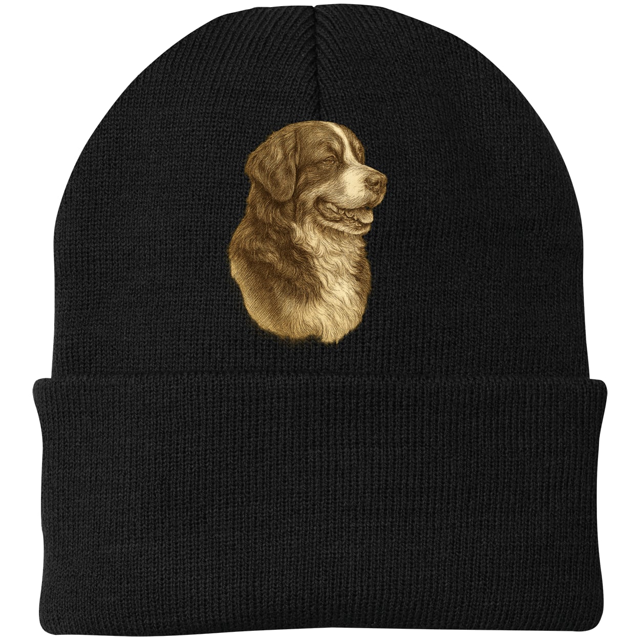 CP90 Port & Company Knit Beanie - Black