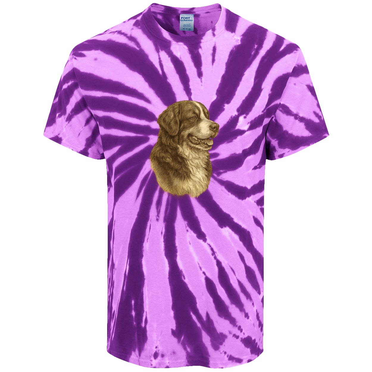 PC147 Port & Company Tie-Dye Tee - Purple