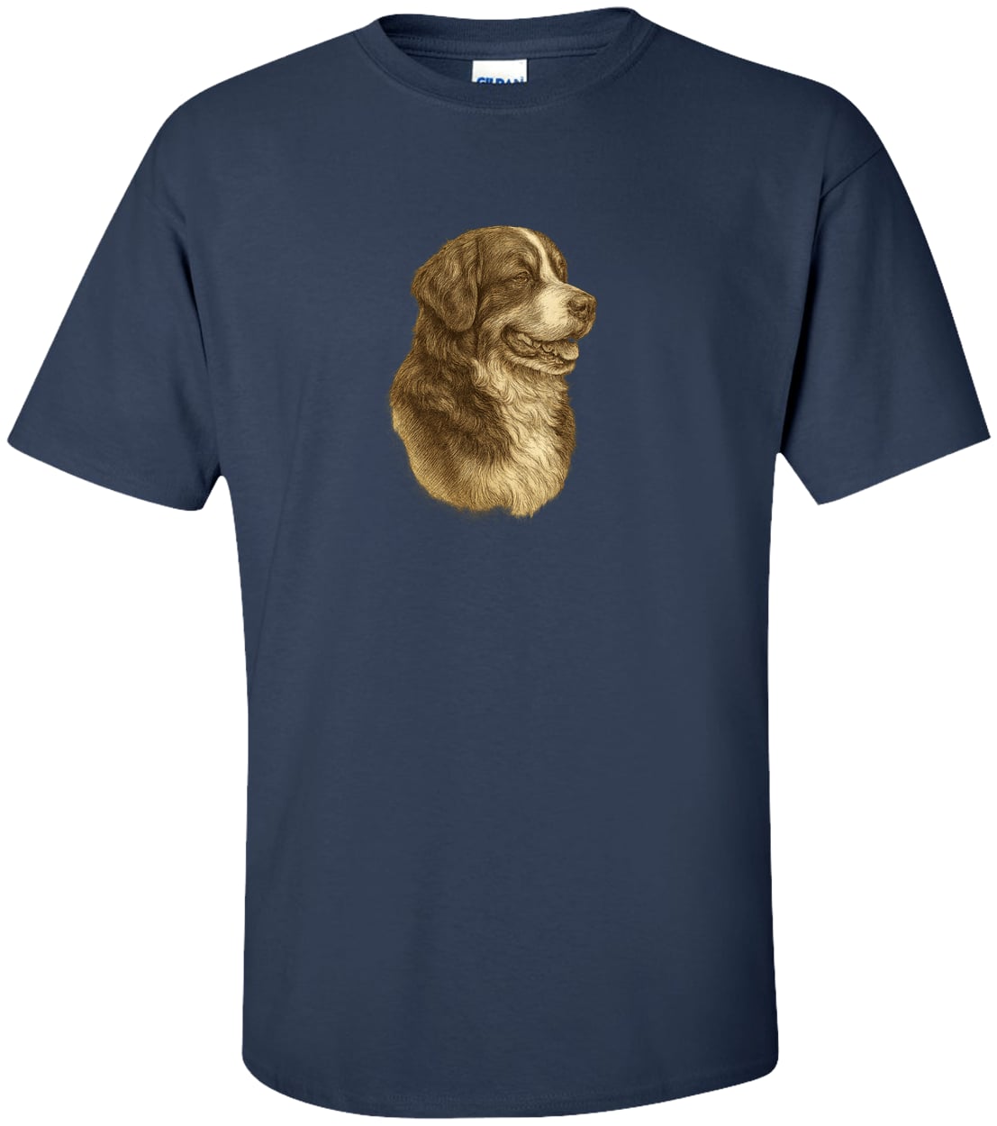 G200T Gildan Mens Tall Ultra Cotton Tee - Navy
