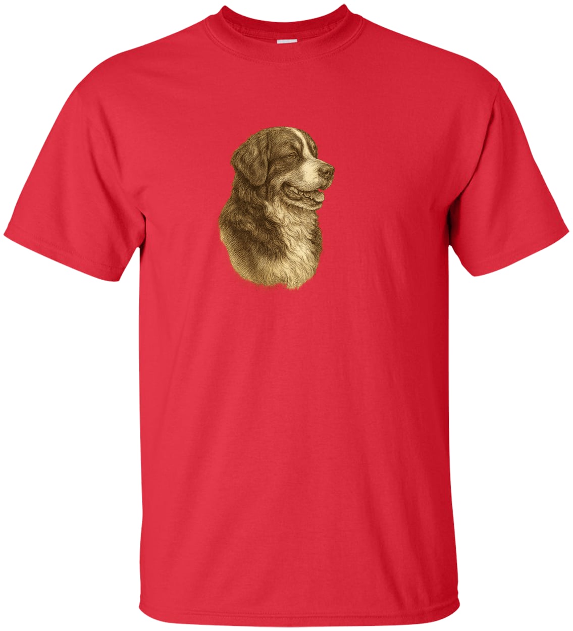 G200T Gildan Mens Tall Ultra Cotton Tee - Red
