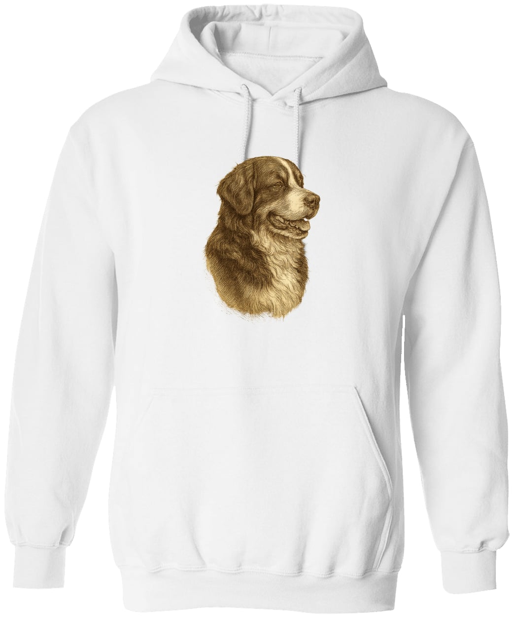 G185 Gildan Pullover Hoodie - White