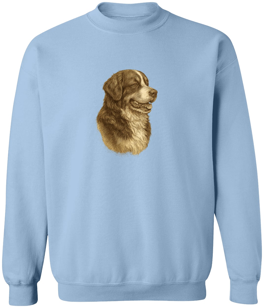 G180 Gildan Crewneck Pullover Sweatshirt - Light Blue