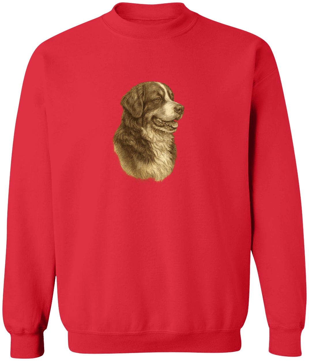 G180 Gildan Crewneck Pullover Sweatshirt - Red