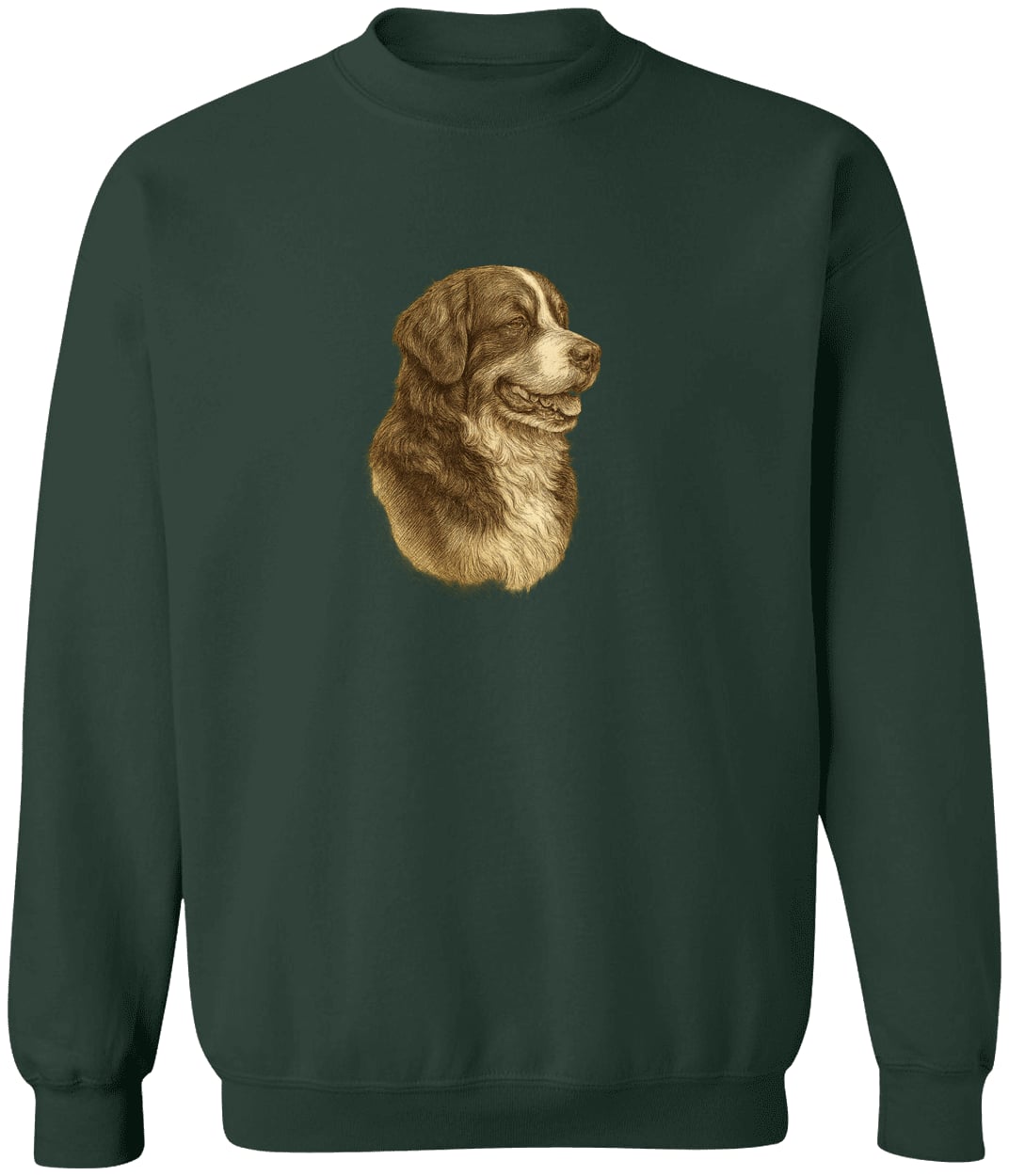 G180 Gildan Crewneck Pullover Sweatshirt - Forest Green