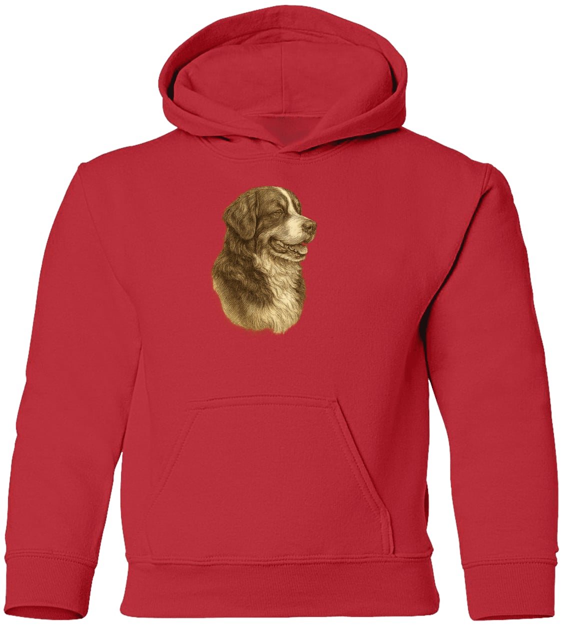 G185B Gildan Youth Pullover Hoodie - Red