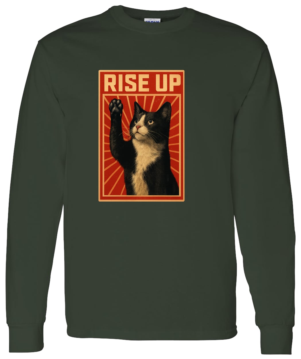 G540 LS T-Shirt 5.3 oz. - Forest Green