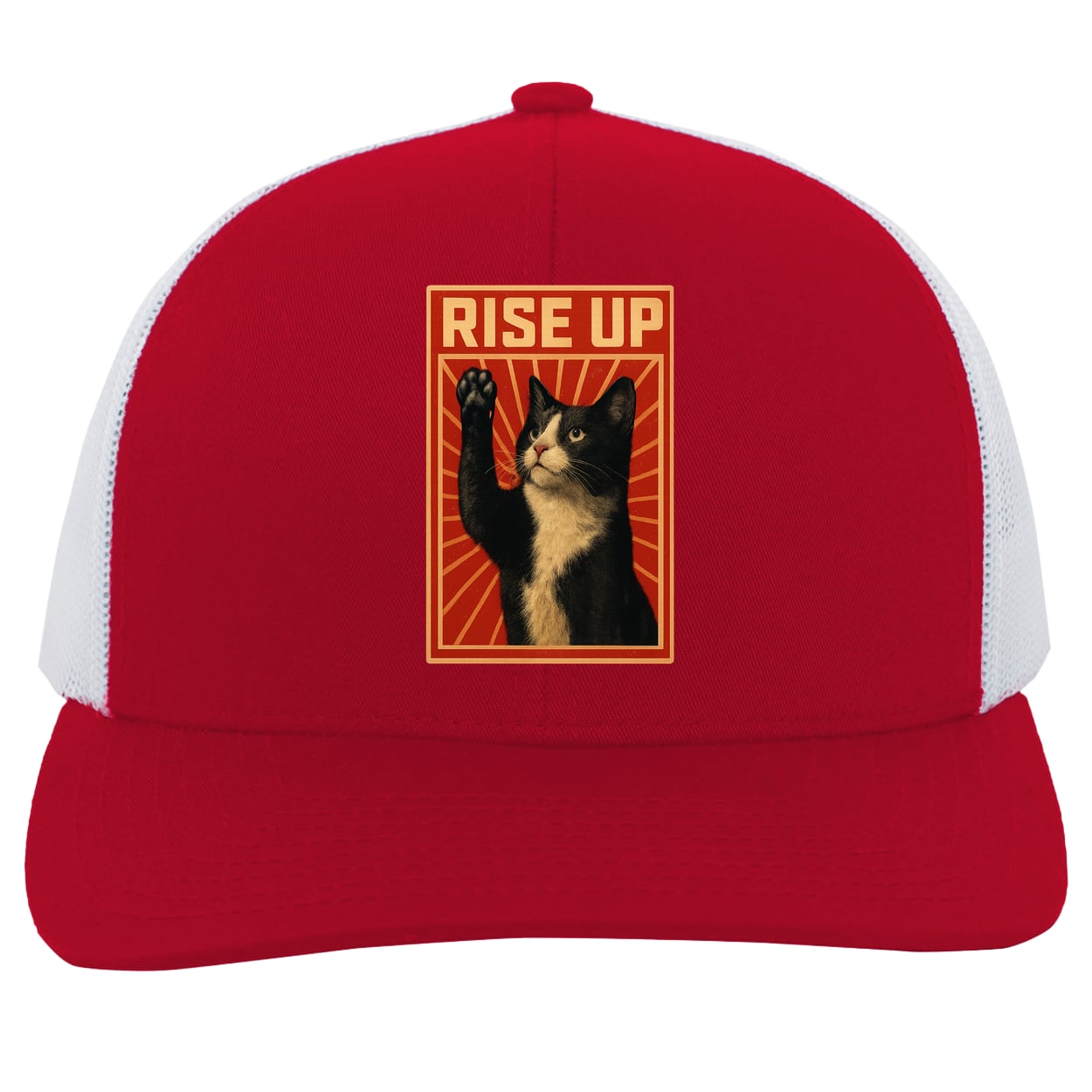 104C Trucker Snap Back - Red/White