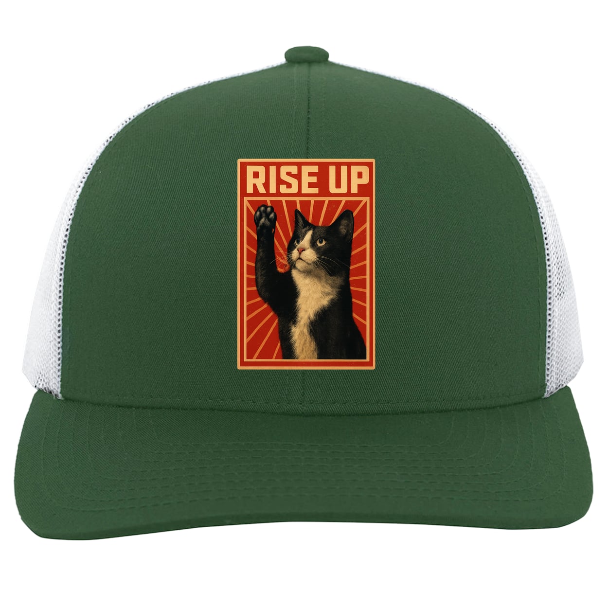 104C Trucker Snap Back - Dark Green/White