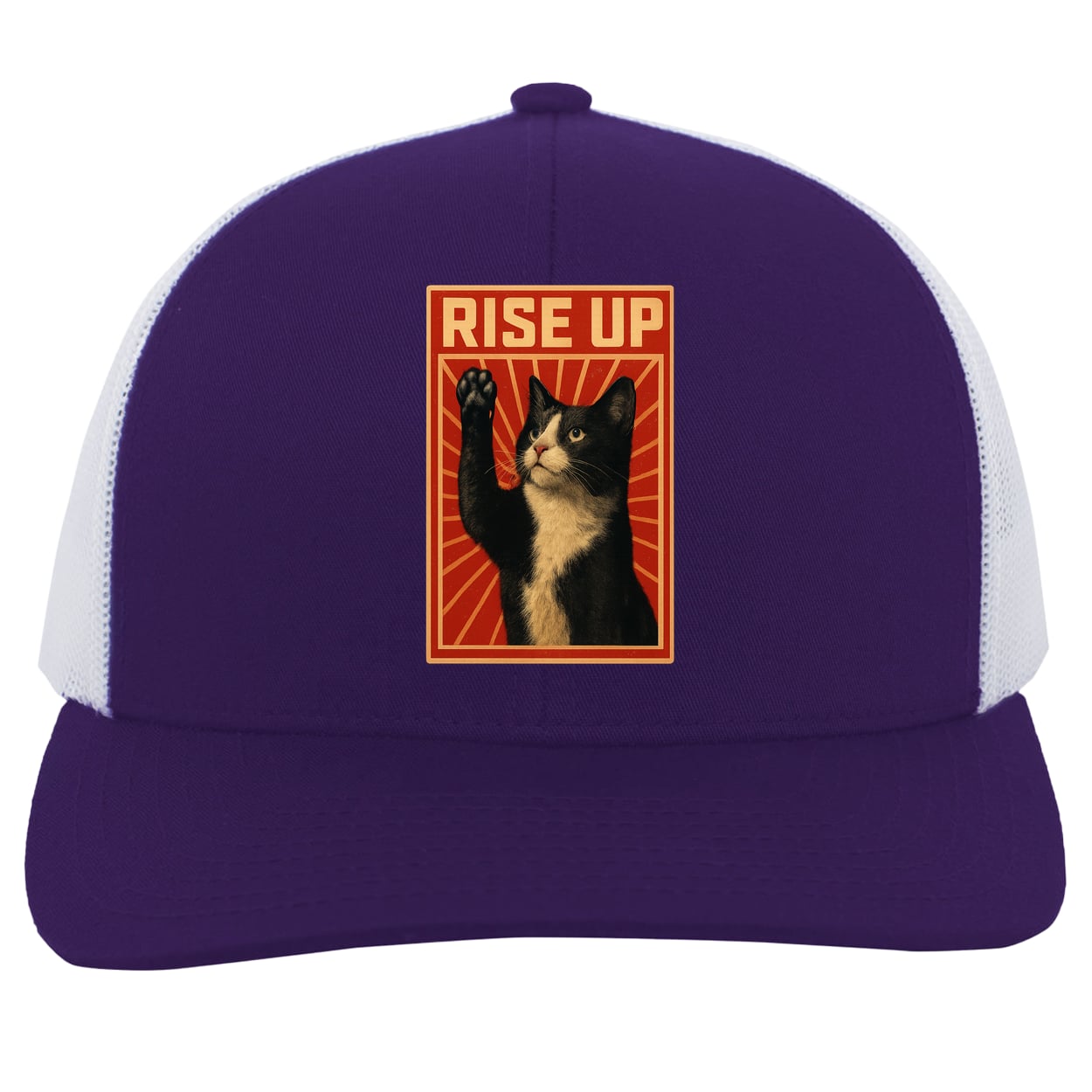 104C Trucker Snap Back - Purple/White