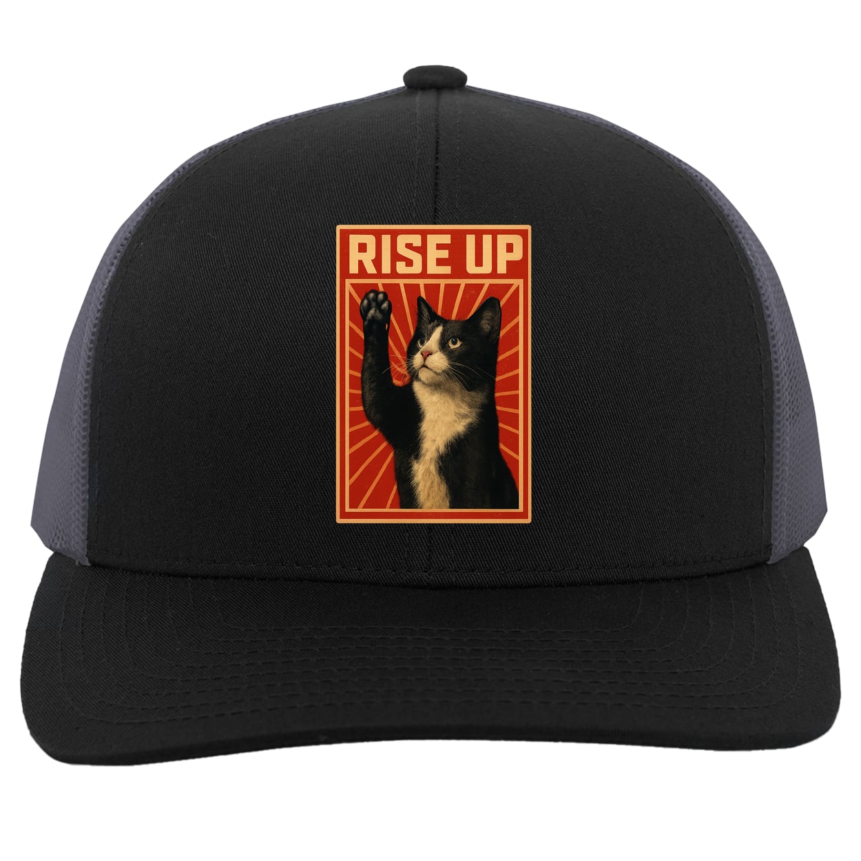 104C Trucker Snap Back - Black/Graphite
