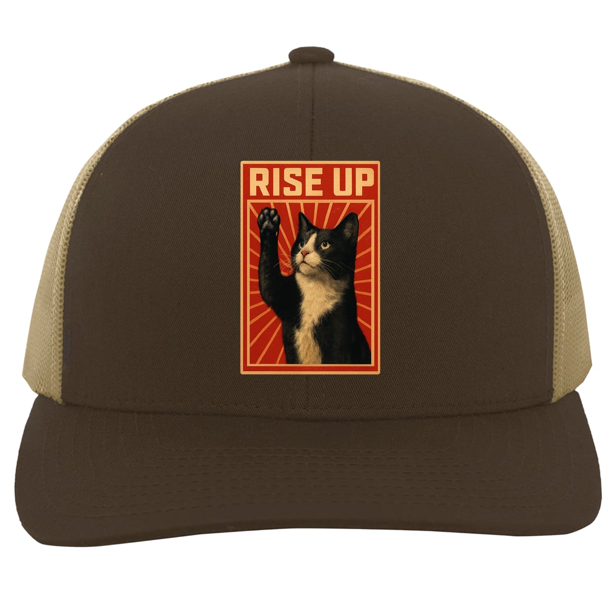 104C Trucker Snap Back - Brown/Khaki