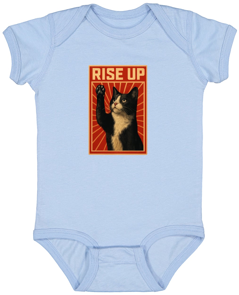 4424 Infant Fine Jersey Bodysuit - Light Blue