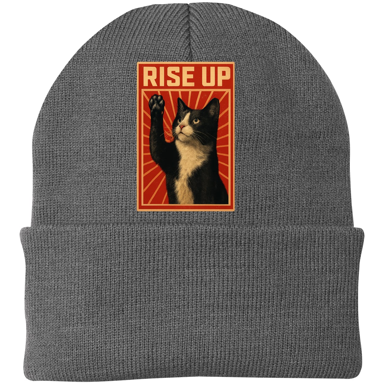 CP90 Port & Company Knit Beanie - Athletic Oxford