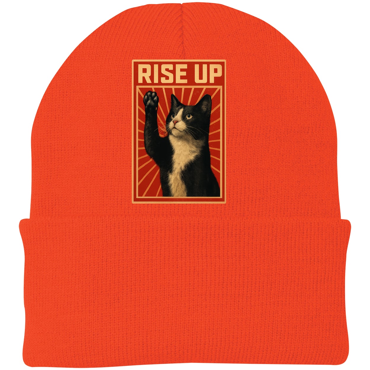 CP90 Port & Company Knit Beanie - Athletic Orange