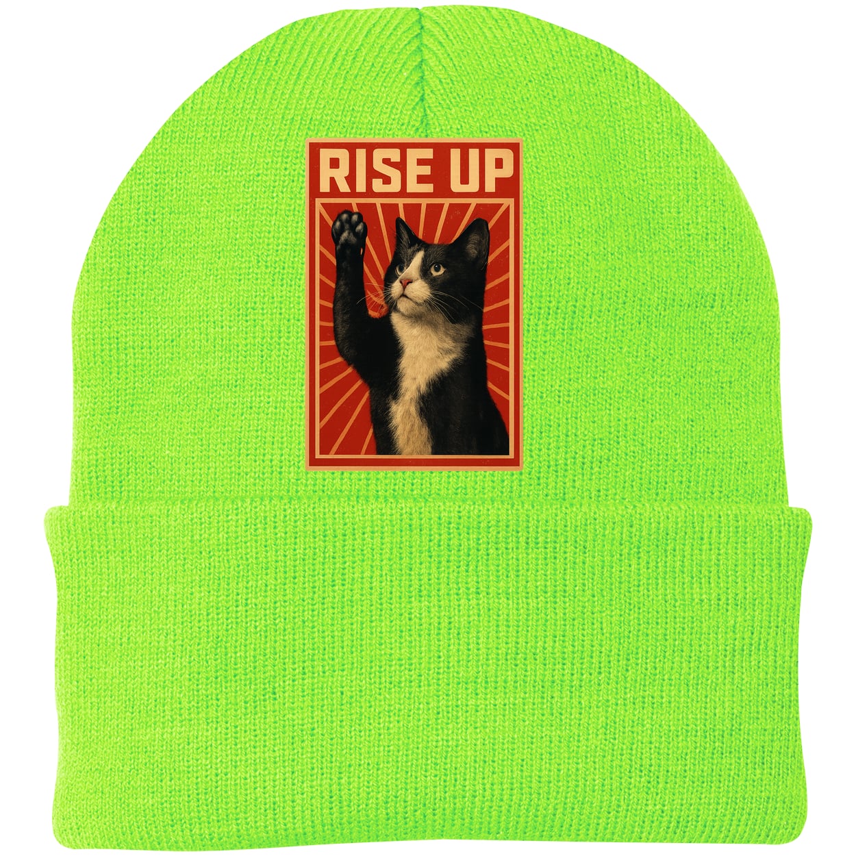 CP90 Port & Company Knit Beanie - Neon Green