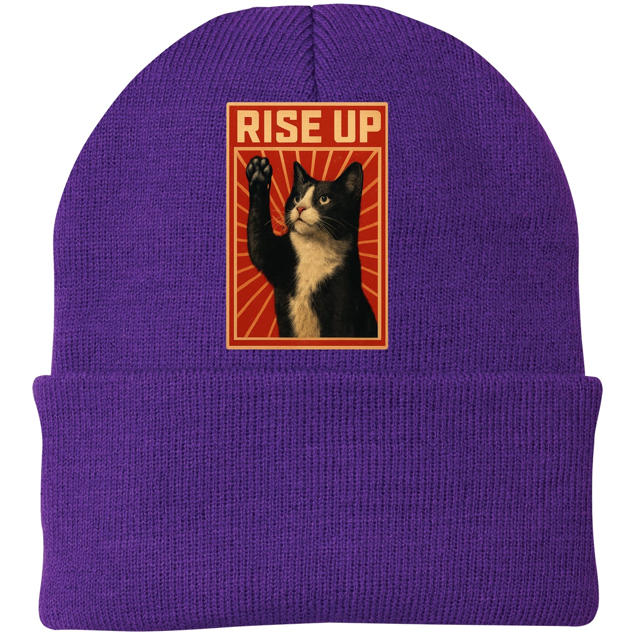 CP90 Port & Company Knit Beanie - Athletic Purple