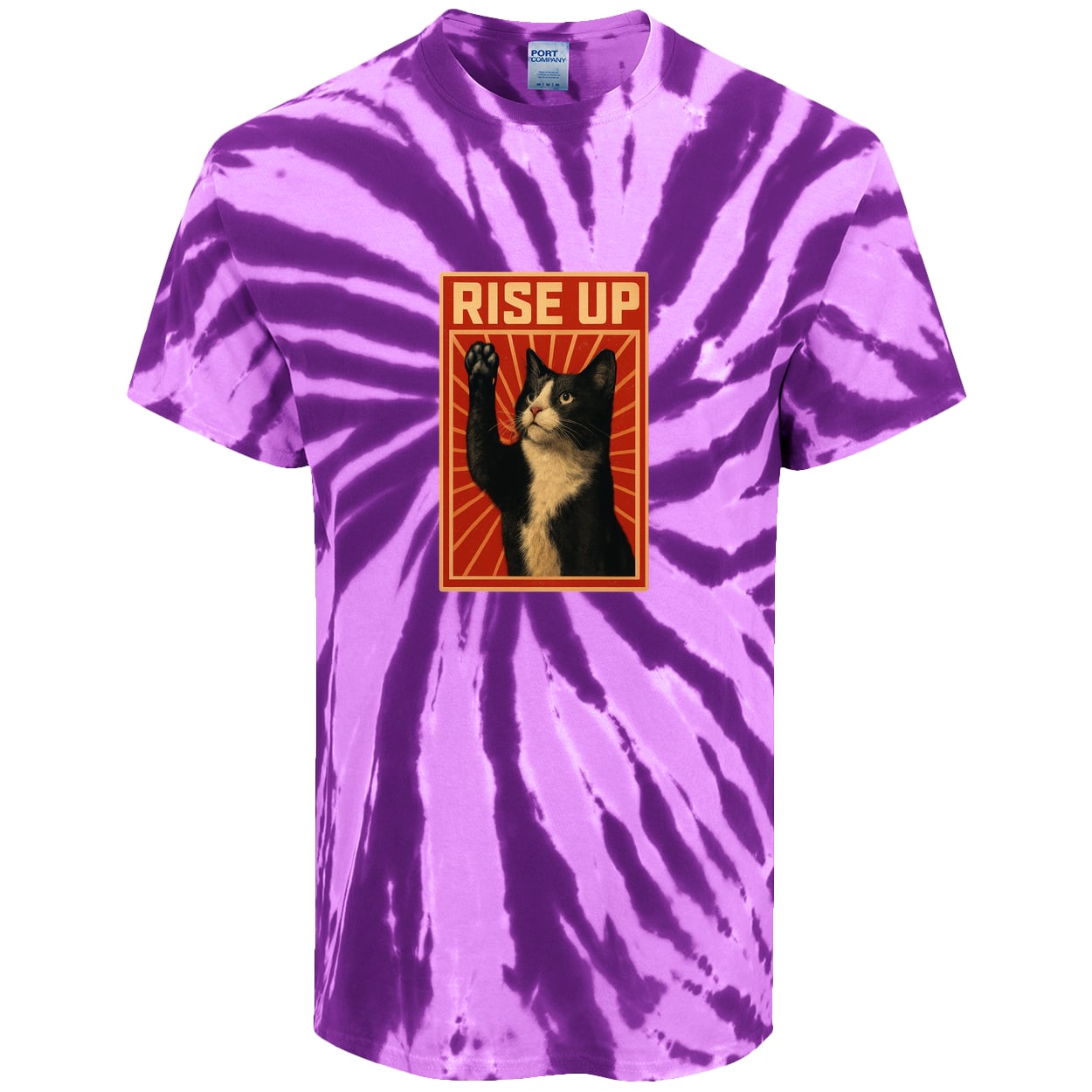 PC147 Port & Company Tie-Dye Tee - Purple