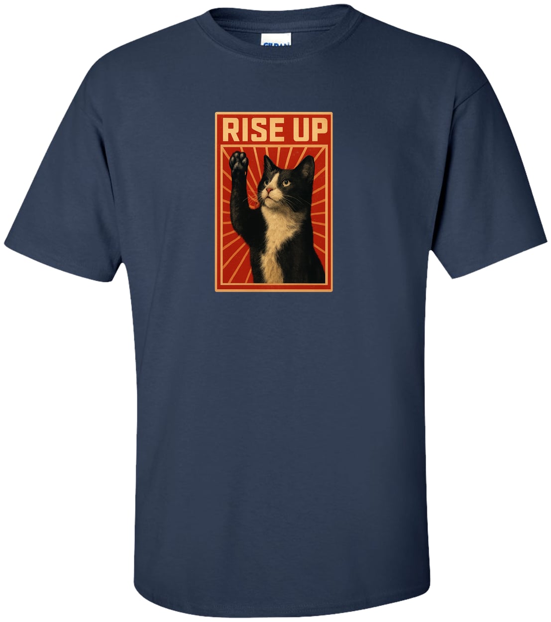 G200T Gildan Mens Tall Ultra Cotton Tee - Navy