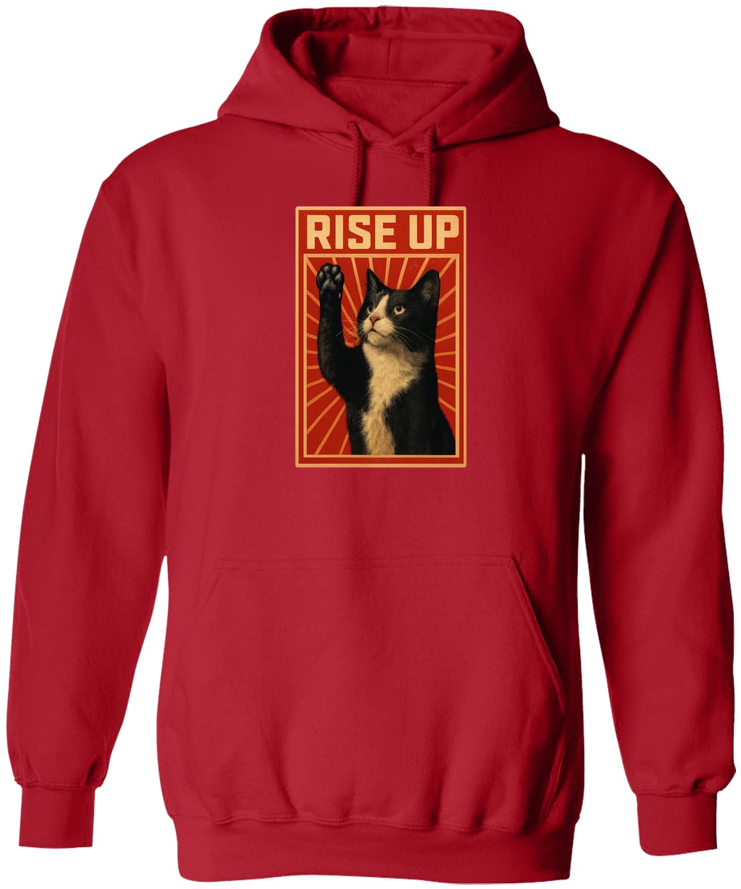 G185 Gildan Pullover Hoodie - Red