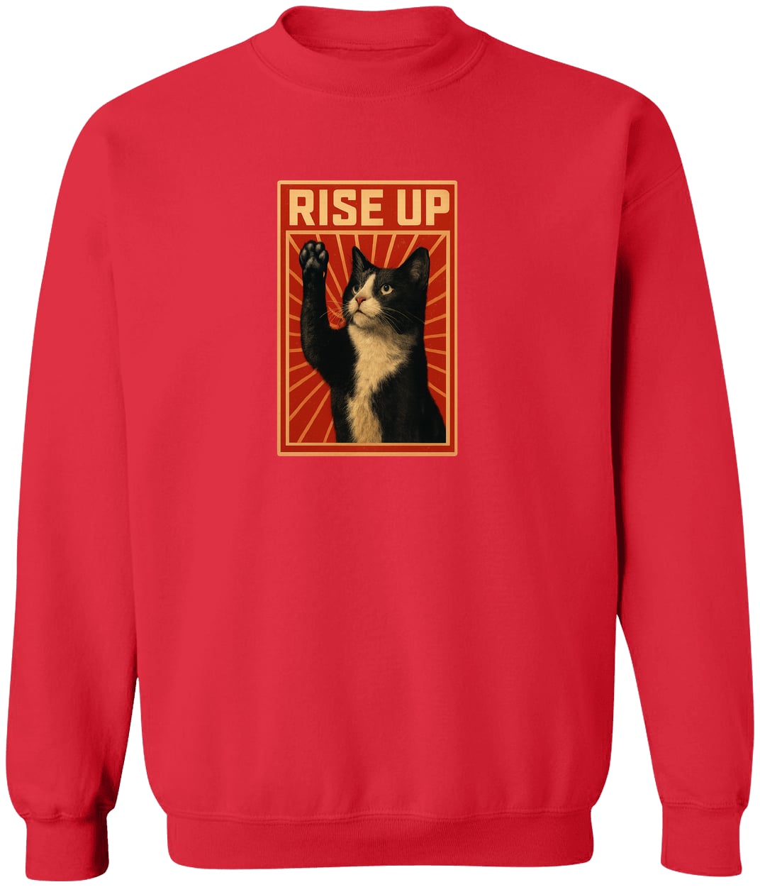 G180 Gildan Crewneck Pullover Sweatshirt - Red