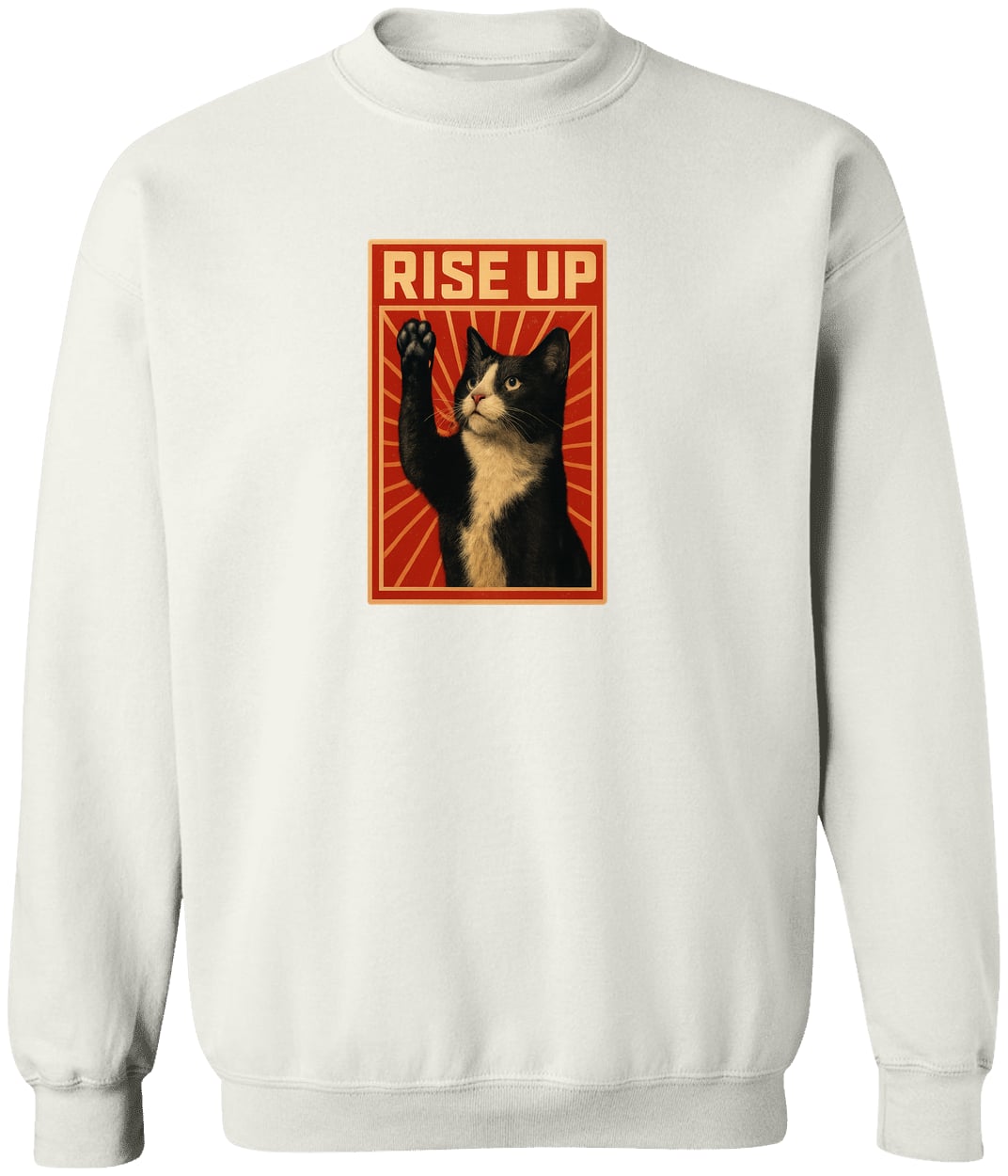 G180 Gildan Crewneck Pullover Sweatshirt - White