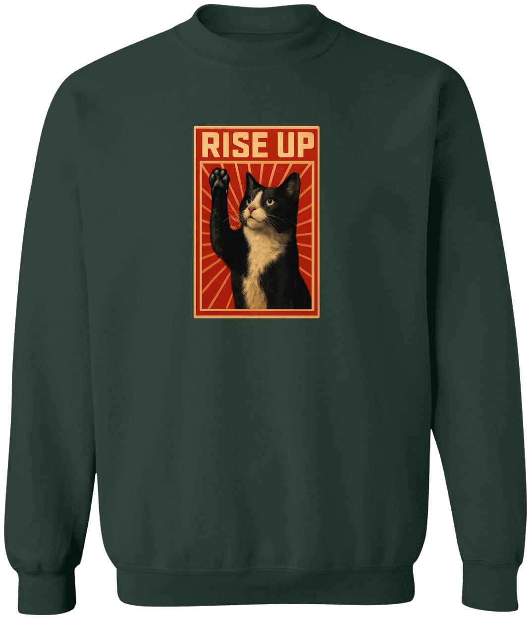G180 Gildan Crewneck Pullover Sweatshirt - Forest Green