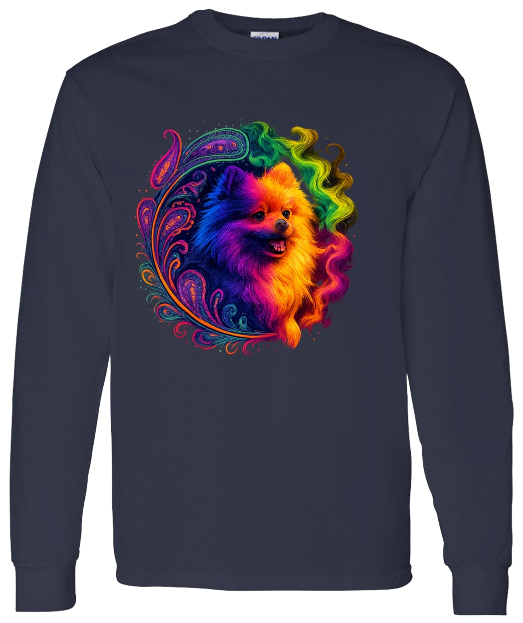 G540 LS T-Shirt 5.3 oz. - Navy