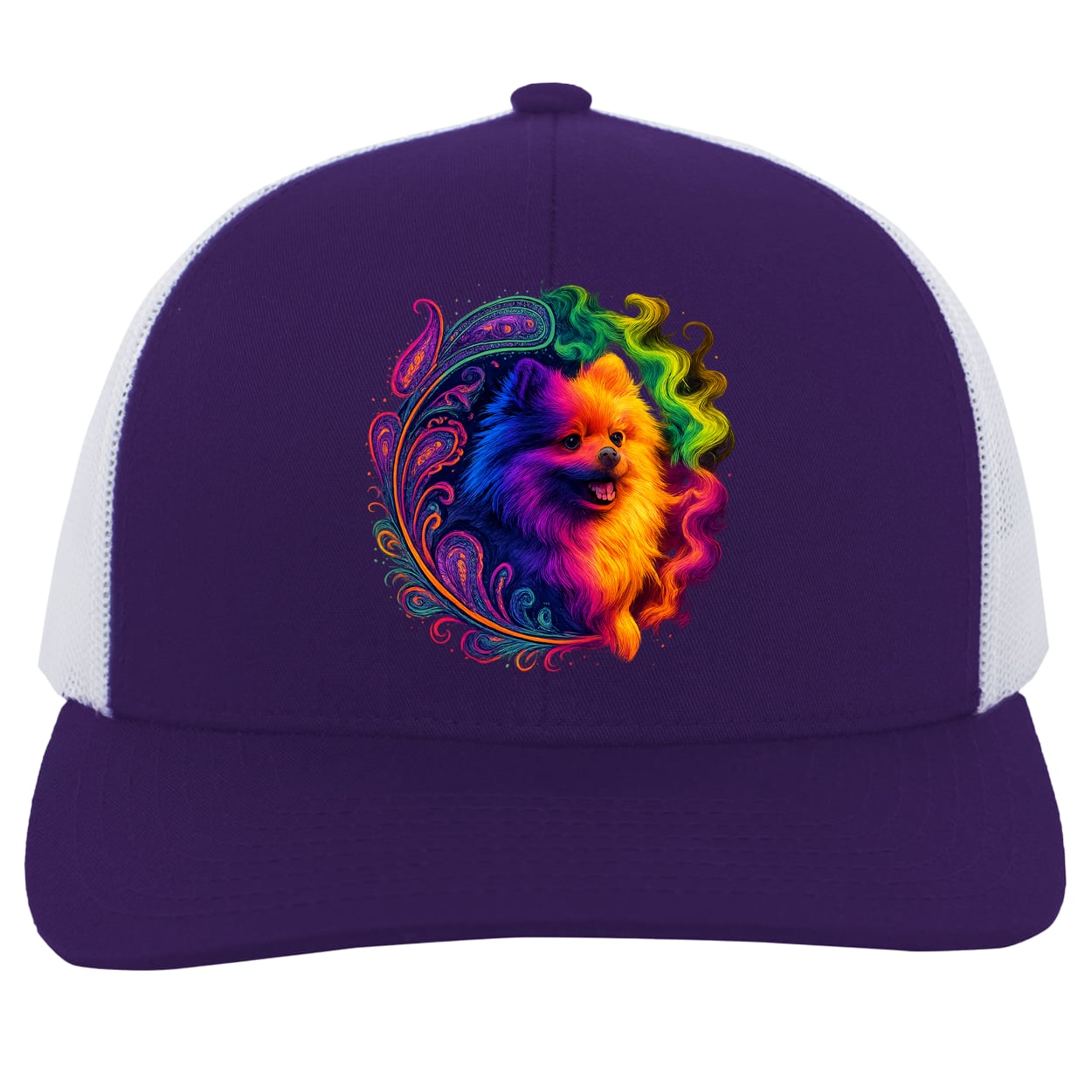 104C Trucker Snap Back - Purple/White