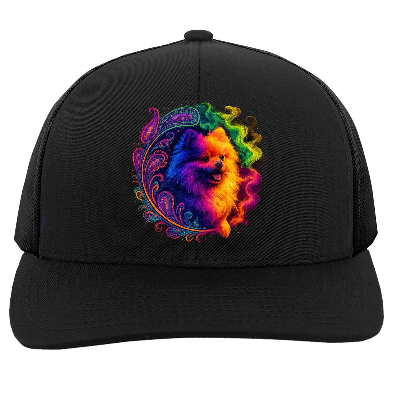 104C Trucker Snap Back - Black