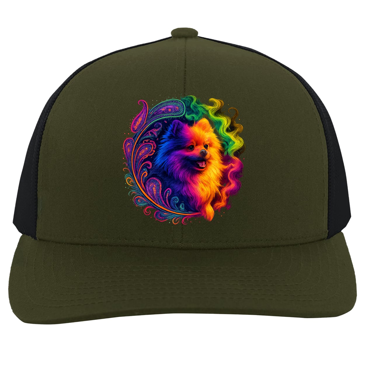 104C Trucker Snap Back - Moss/Charcoal