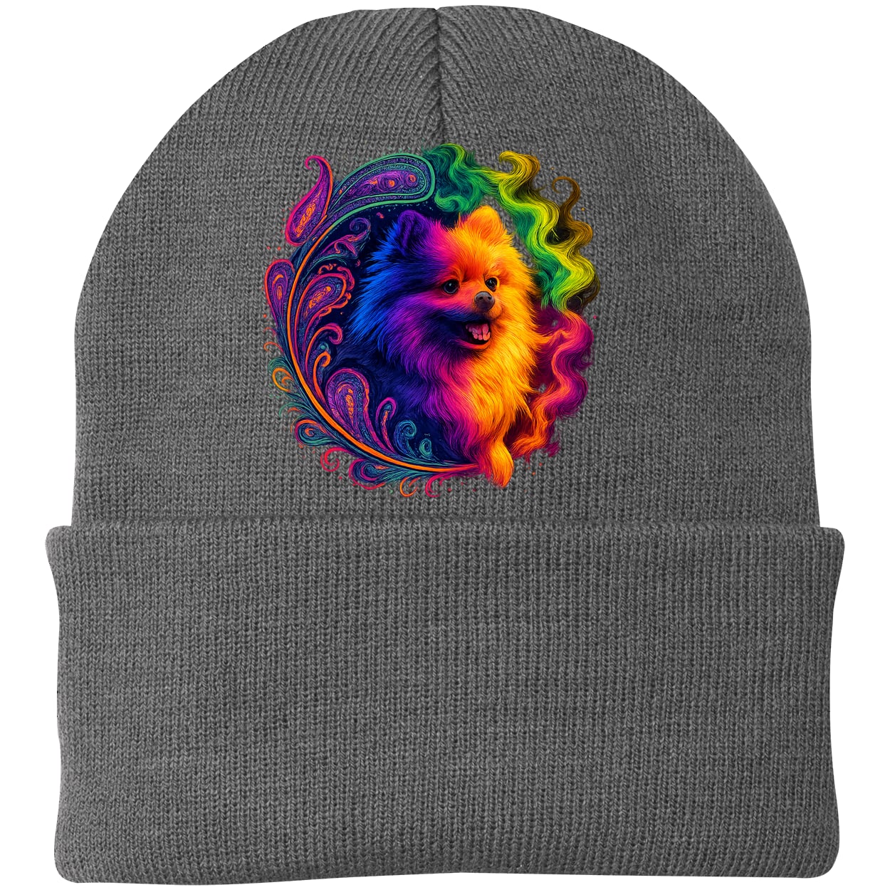 CP90 Port & Company Knit Beanie - Athletic Oxford