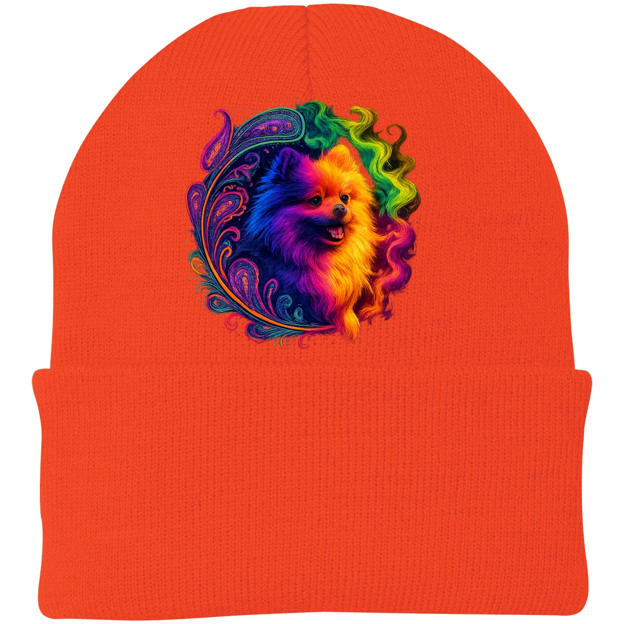 CP90 Port & Company Knit Beanie - Athletic Orange