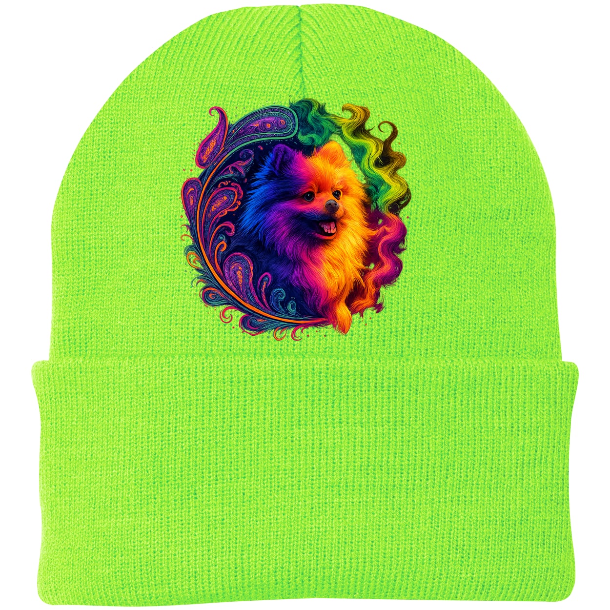 CP90 Port & Company Knit Beanie - Neon Green