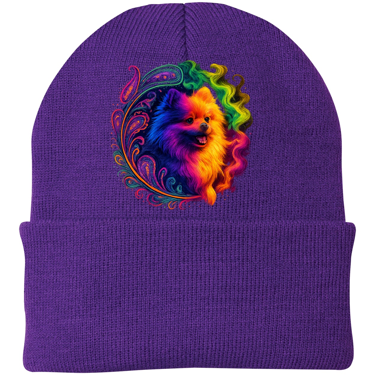 CP90 Port & Company Knit Beanie - Athletic Purple