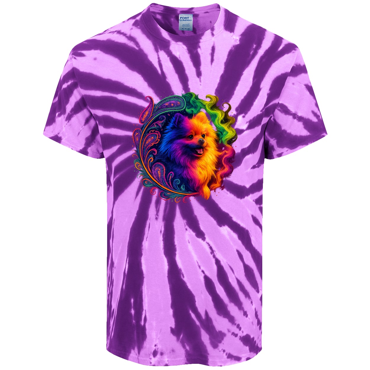 PC147 Port & Company Tie-Dye Tee - Purple