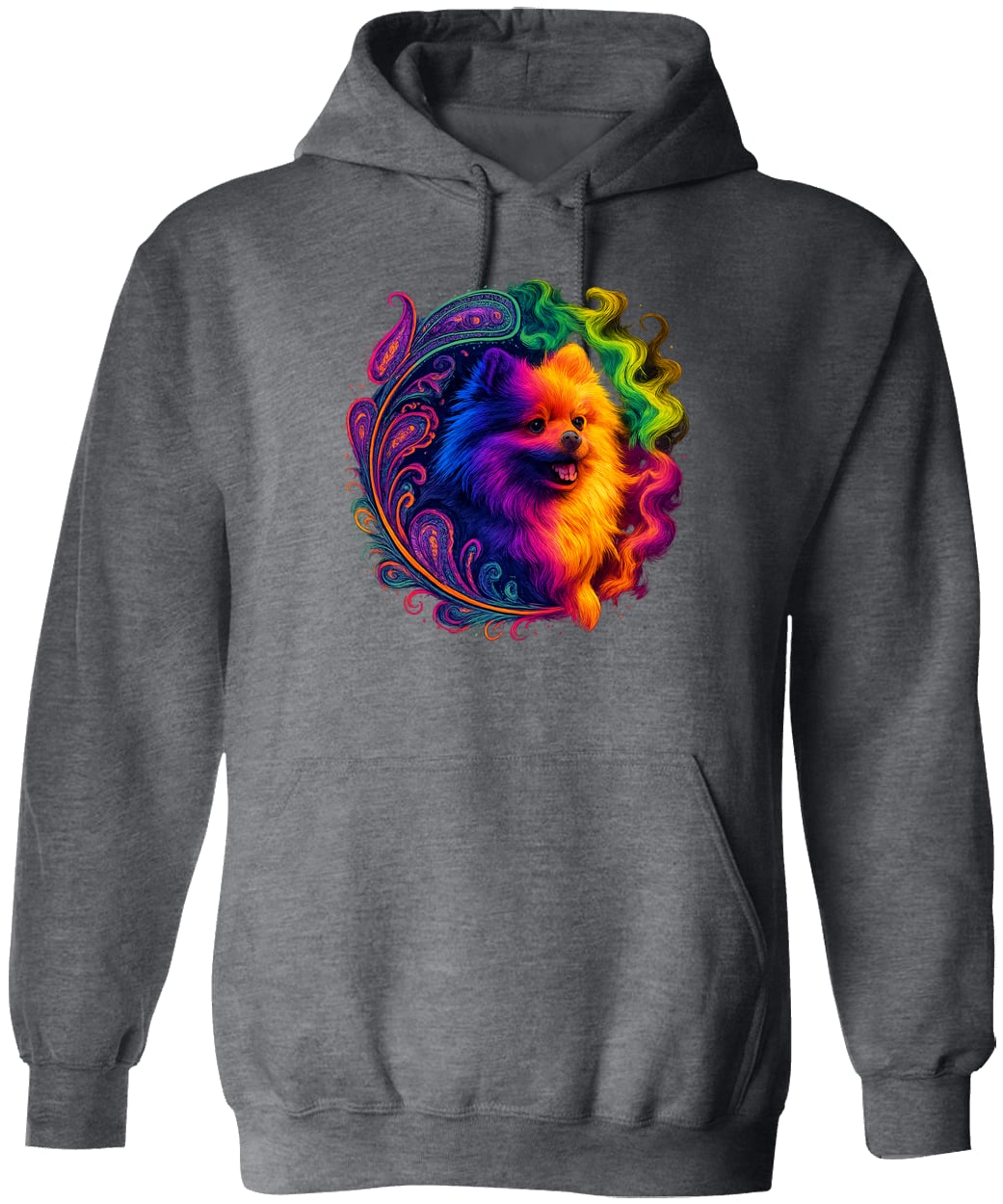 G185 Gildan Pullover Hoodie - Dark Heather